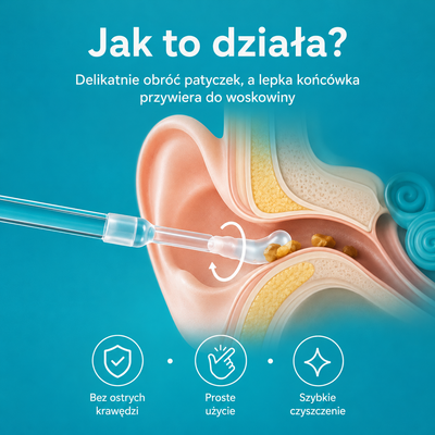 Earvia™️ - Wielorazowe Patyczki do Czyszczenia Uszu