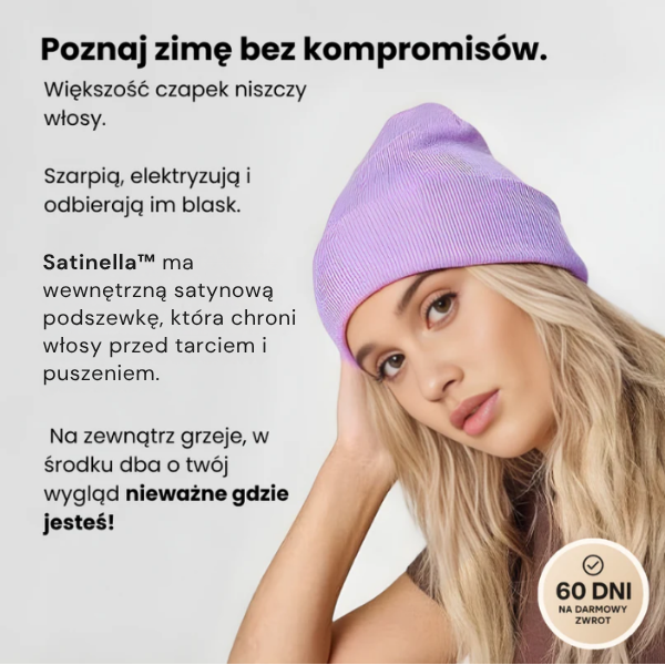 Satinella™️ - Czapka chroniąca włosy